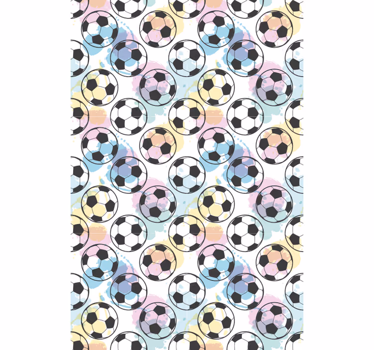 Színes golyók Redőnyök Futball - TenStickers