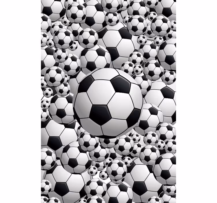 Pontozó fehér futball sportRolók - TenStickers