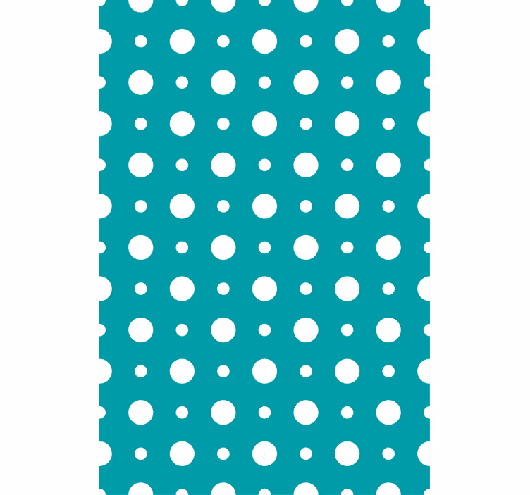Aranyos zöld pontok design konyhai Sávroló - TenStickers