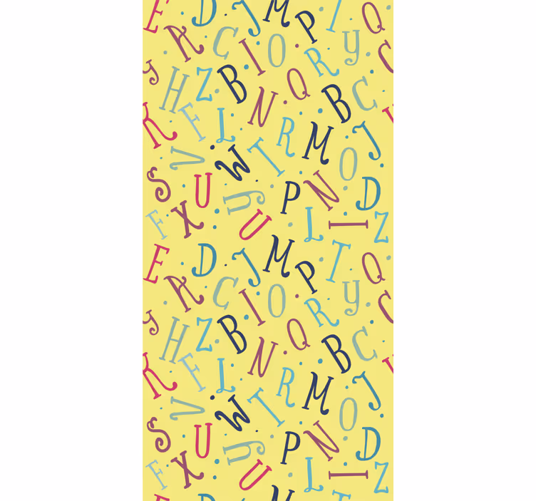 Színes betűk gyermek Sávroló - TenStickers