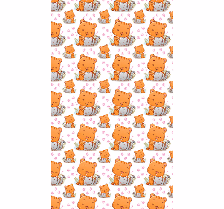 Gyerek redőnyök cicás mintákkal - TenStickers