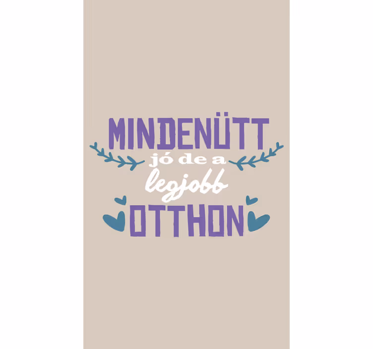 Szerető otthoni szöveges Sávroló - TenStickers