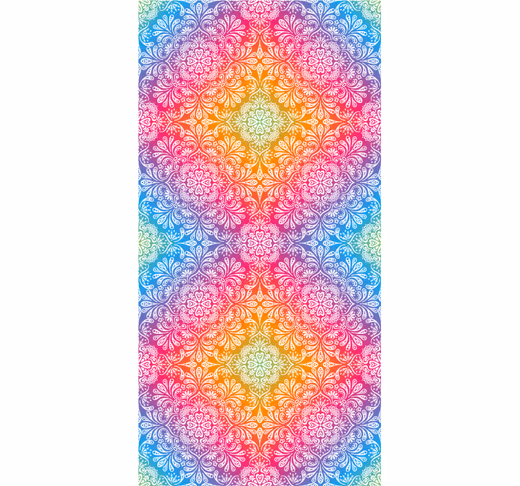 Színes mandala minta Redőnyök zen - TenStickers
