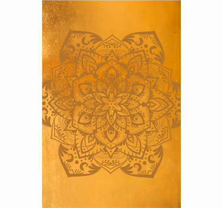 Spirituális arany mandala Redőnyök zen - TenStickers
