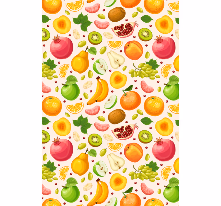 Gyümölcsszeletek és zöldségRolók - TenStickers