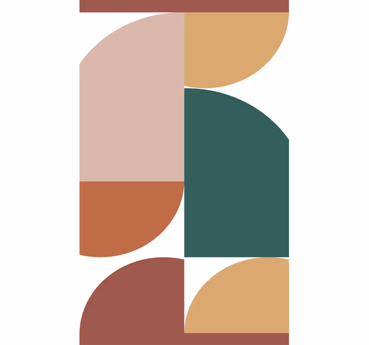 Geometrikus kör minták Redőnyök modern - TenStickers