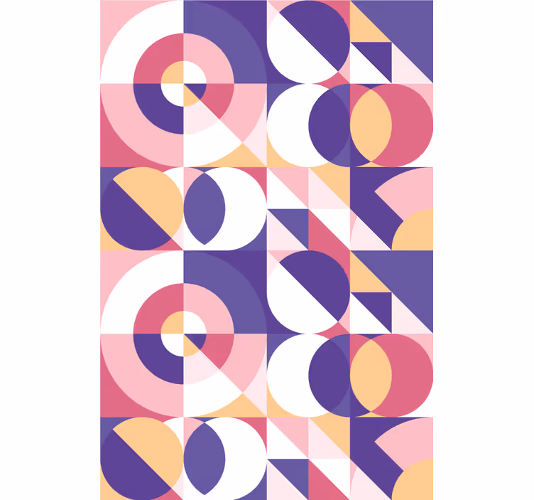 Geometrikus körök minta Redőnyök modern - TenStickers