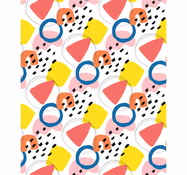 Furcsa geometriai minták Redőnyök modern - TenStickers