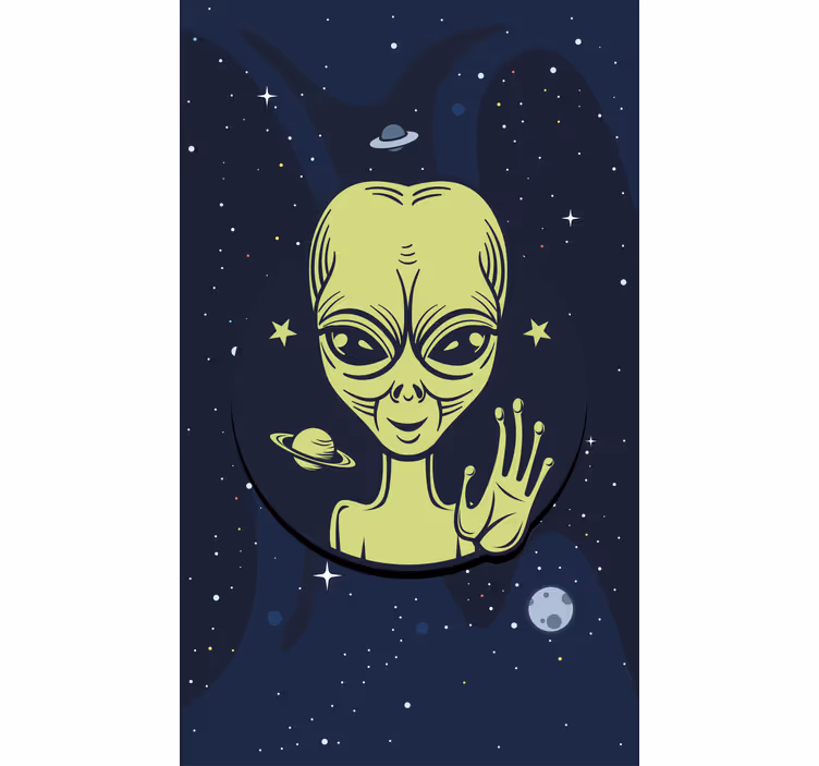 Idegen az űrben Redőnyök kockafej - TenStickers