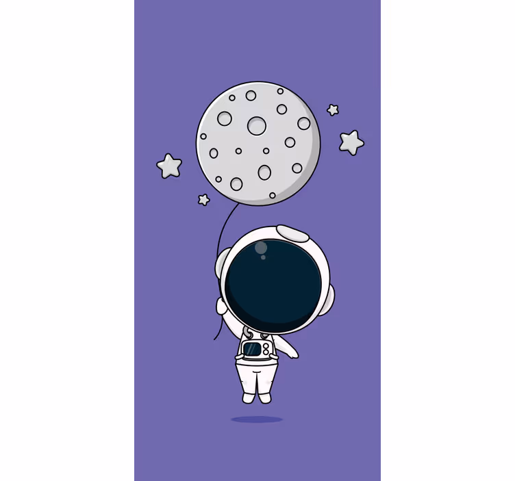 űrhajós hold Redőnyök Szórakozás - TenStickers