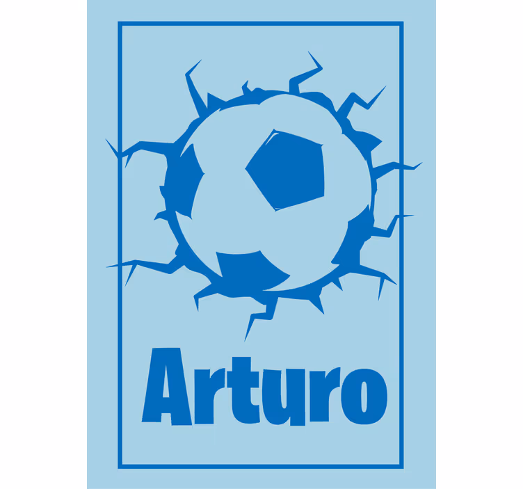 Testreszabott futball design Redőnyök sport - TenStickers