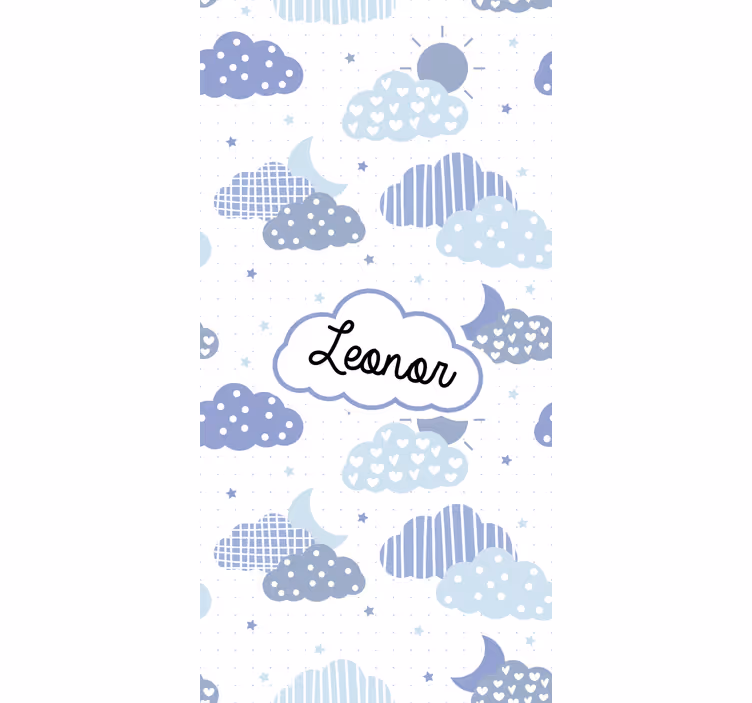 Személyre szabott felhőminta Redőnyök felhők - TenStickers