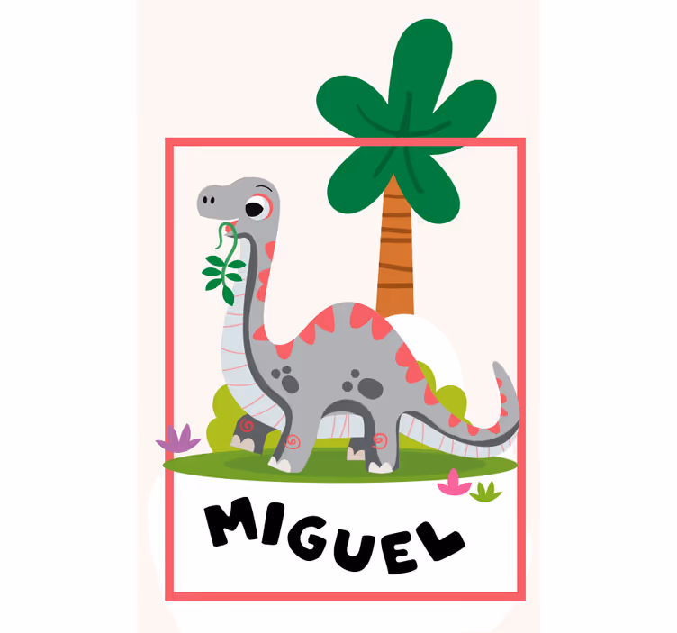 Langer hals névvel Redőnyök dinoszaurusz - TenStickers