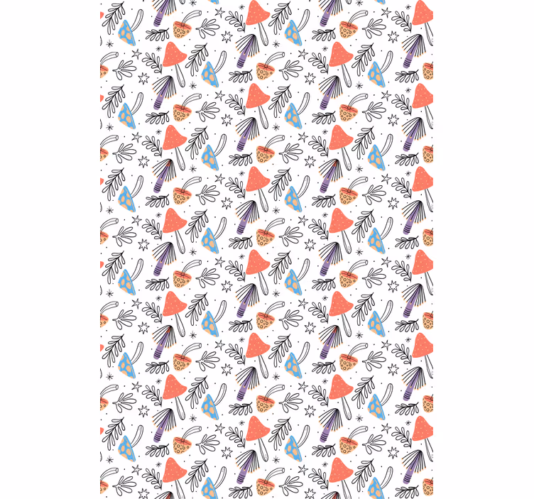 Funky virágmintás Redőnyök Virágok és növények - TenStickers
