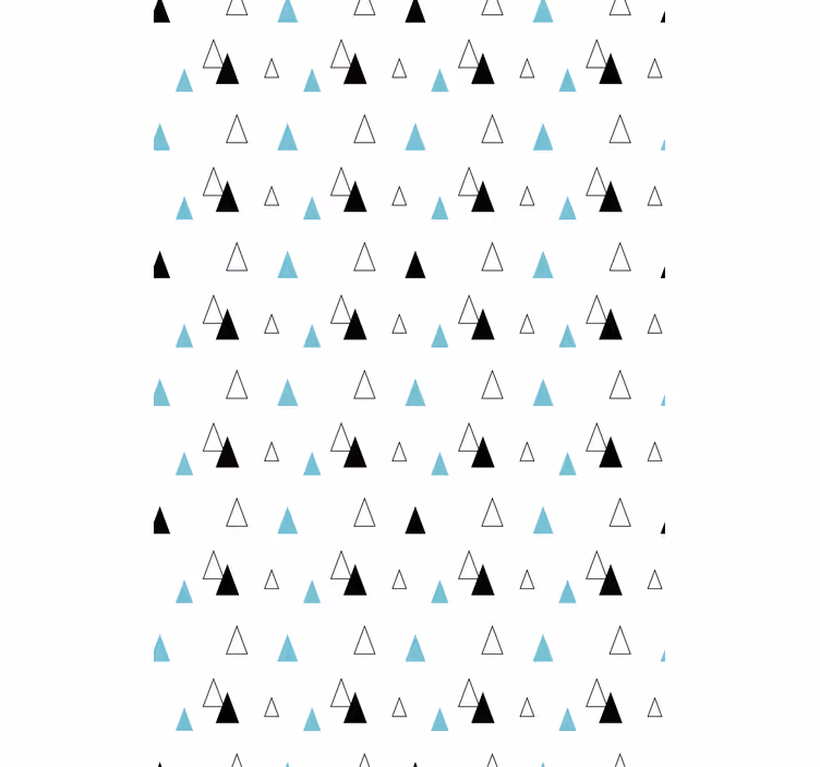 Minimalista háromszög minta Redőnyök Skandináv / északi - TenStickers