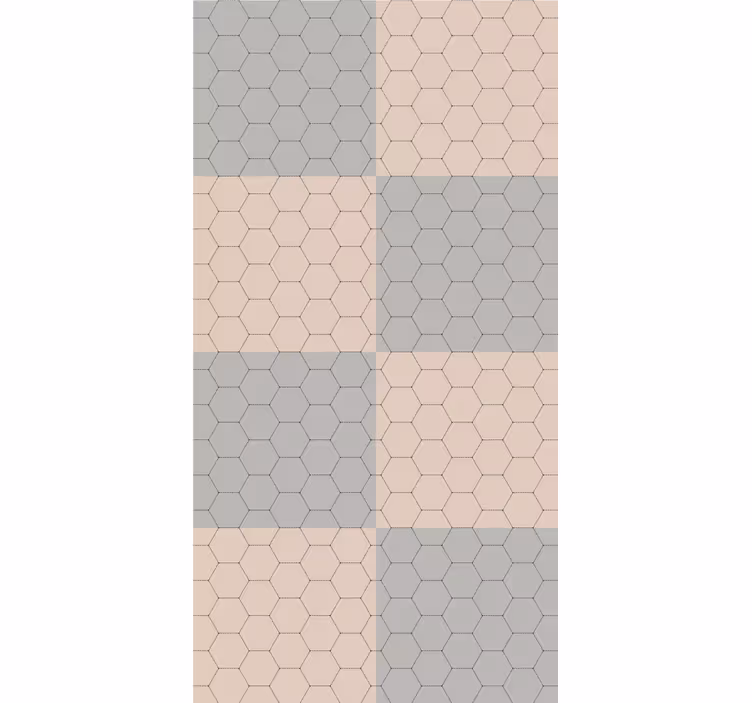 Hatszög mintás blokkok Redőnyök elegáns - TenStickers