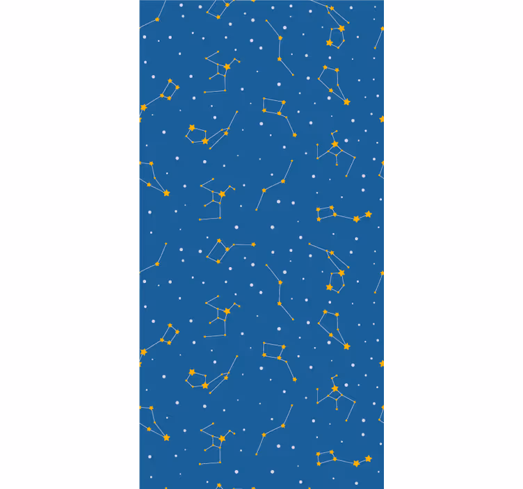 Csillagképek ég grafikus gyermek Sávroló - TenStickers