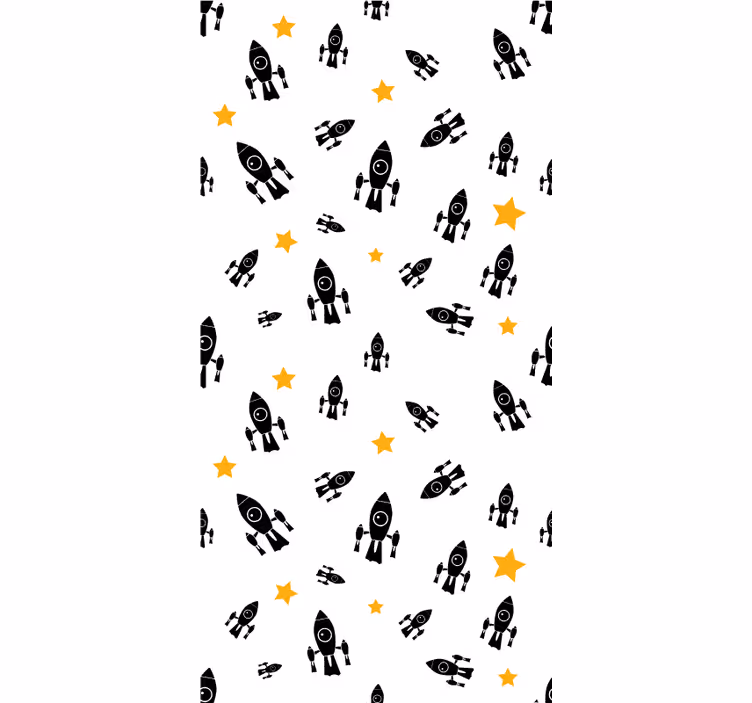 Rakétasztár kaland Redőnyök kockafej - TenStickers