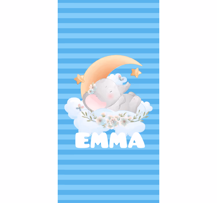 Aranyos állatok elefánt névvel óvoda Sávroló - TenStickers