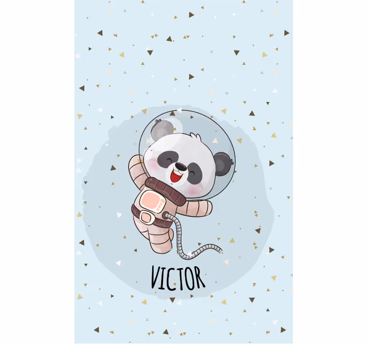 Nevű panda űrhajós Redőnyök gyerekek - TenStickers