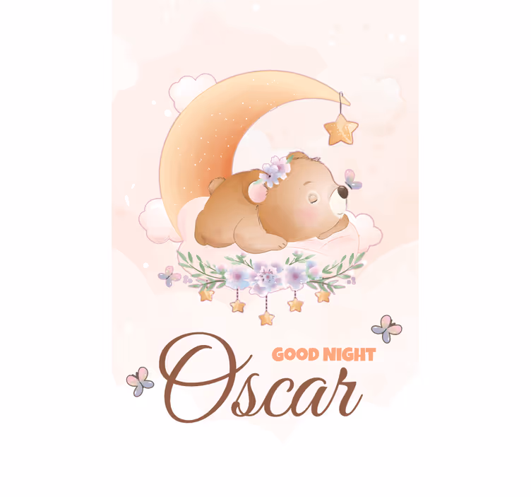 Aranyos medve fiúnak, óvodai Sávroló - TenStickers