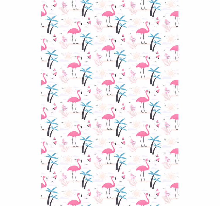Flamingó trópusi minta redőnyök állatok - TenStickers