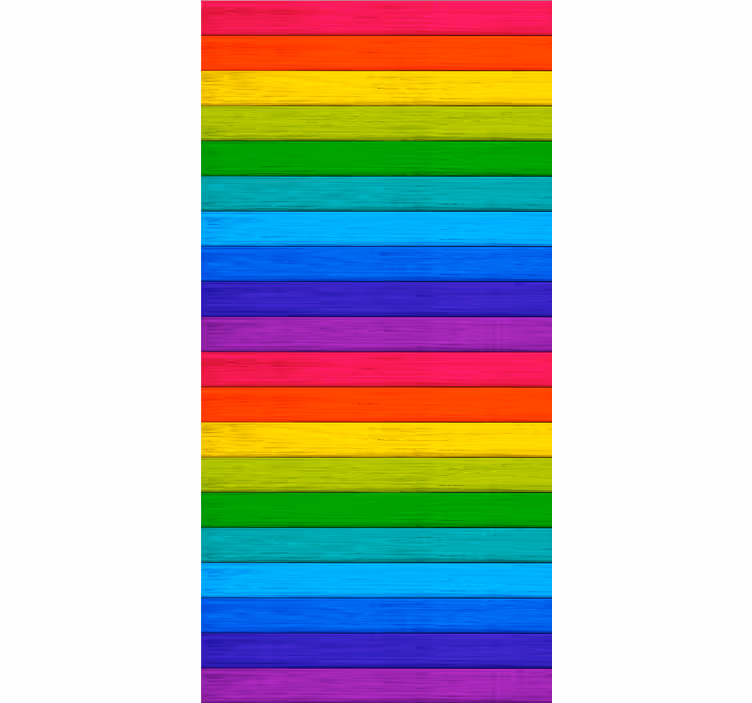 Szivárvány fa deszka Redőnyök textúra és a minta - TenStickers