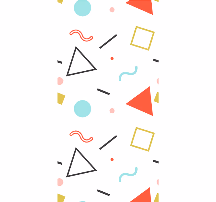 Minimalista geometriai formák Redőnyök modern - TenStickers