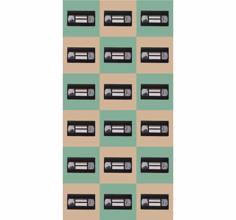 Retro szalag minta Redőnyök több évjáratú - TenStickers