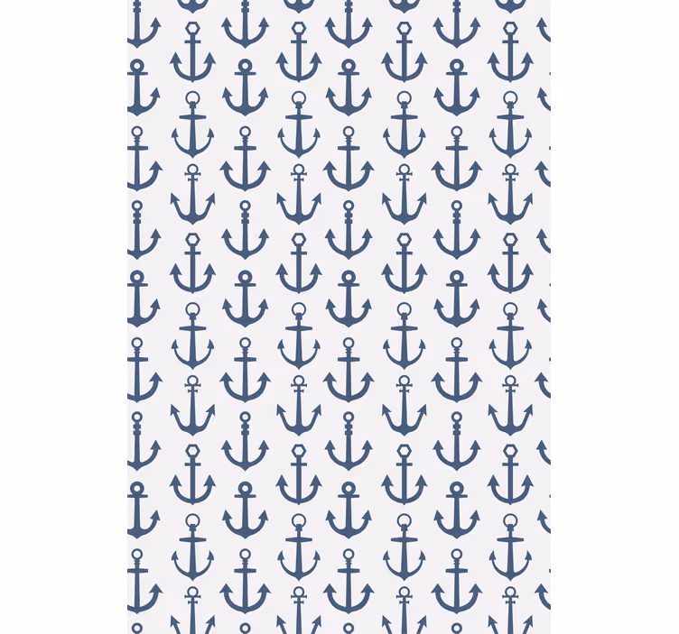 Hajós horgony minta redőnyök egyéb vakok - TenStickers