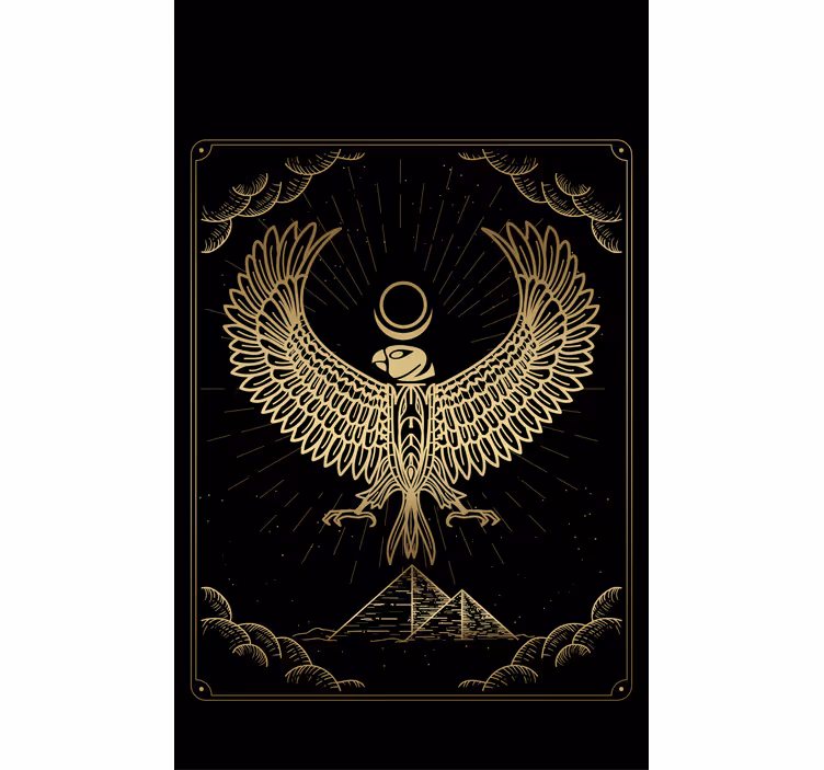 Egyiptomi napisten "horus" elegáns Sávroló - TenStickers