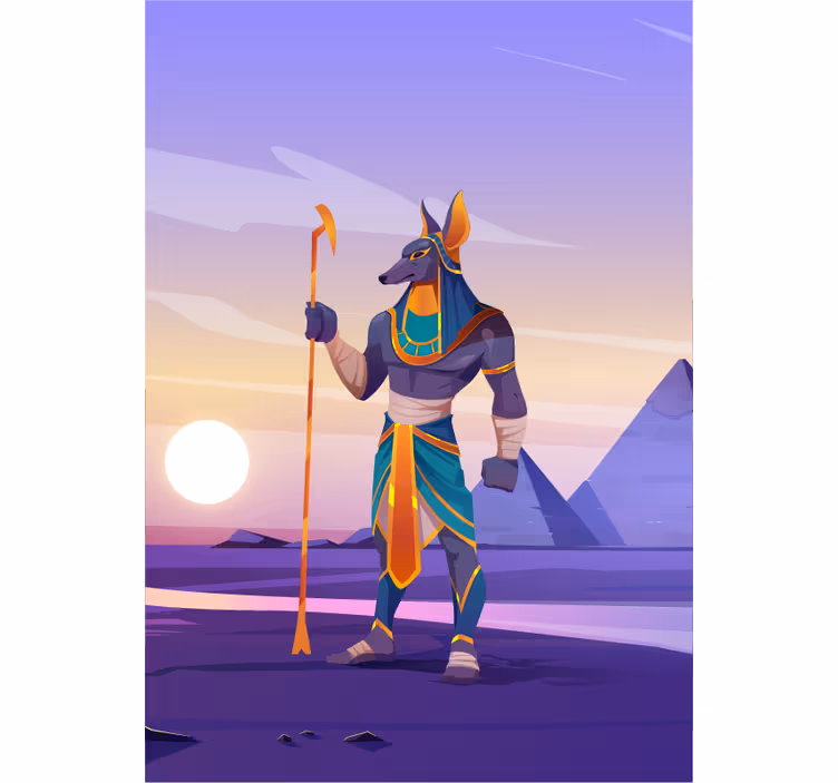 Anubis gyámfigura Redőnyök szuperhős - TenStickers