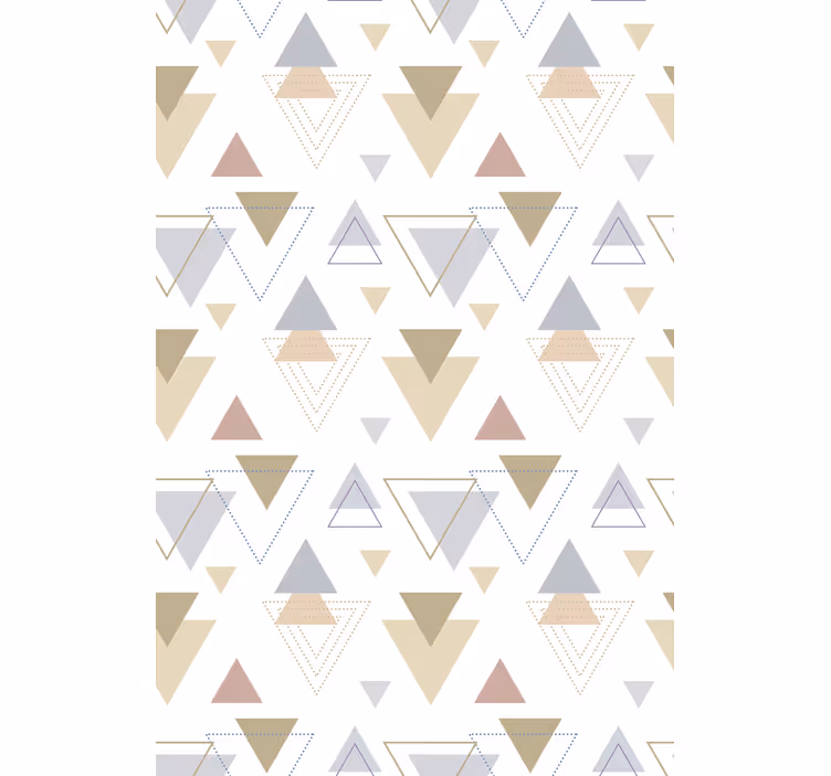 Geometriai háromszög téma Redőnyök modern - TenStickers