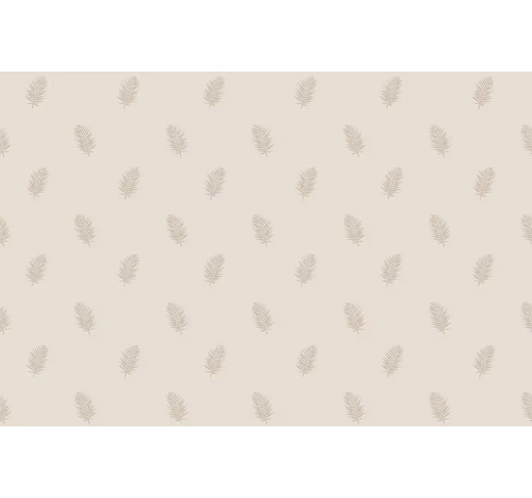 Beige levélmintás redőnyök virágok és növények - TenStickers