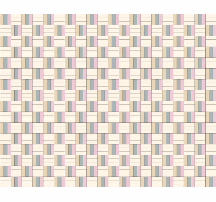 Geometriai témájú kompozíció Redőnyök textúra és a minta - TenStickers