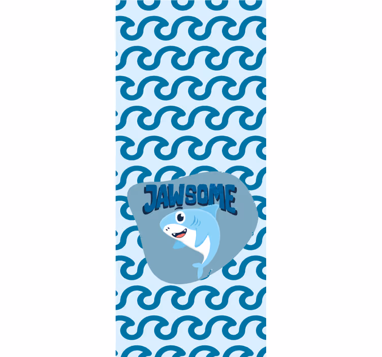 Bébi cápa névvel Redőnyök gyerekek - TenStickers
