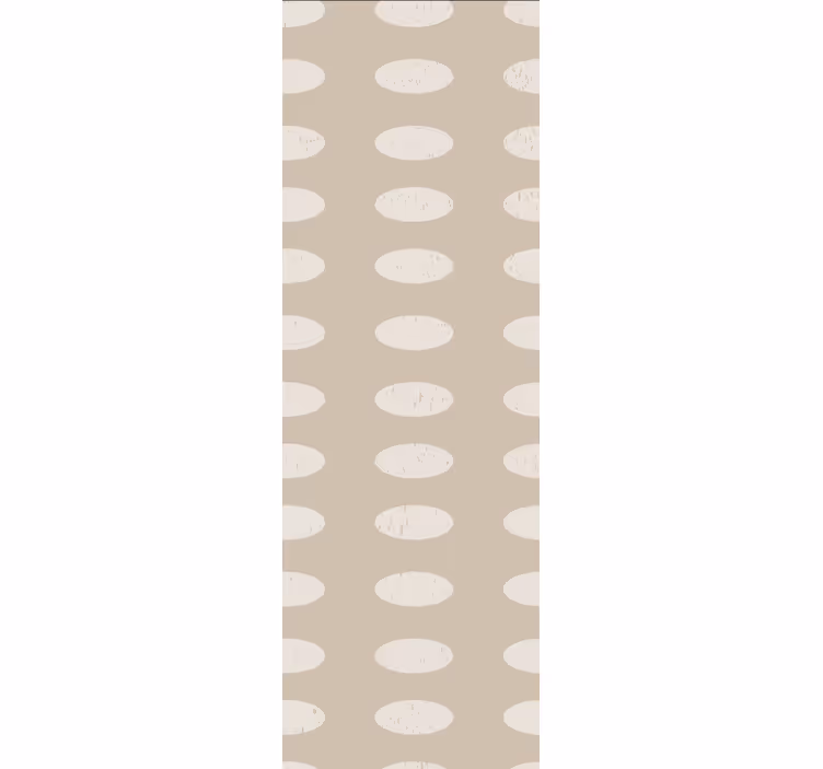 Geometrikus fehér kör mintás Sávroló - TenStickers