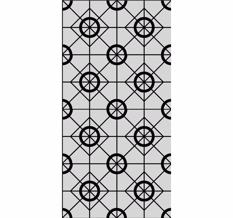 Geometrikus kör alakú motívum Redőnyök modern - TenStickers