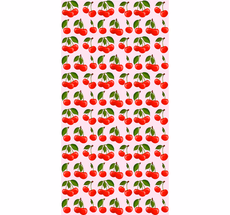 Dekor igazi cseresznye gyümölcs és zöldség Sávroló - TenStickers