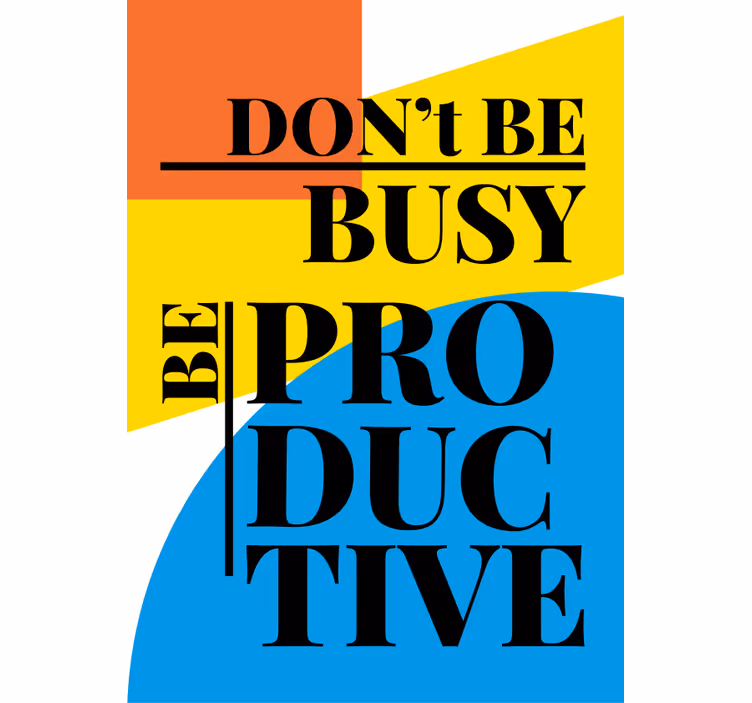 Legyen produktív motiváció szöveg roló - TenStickers