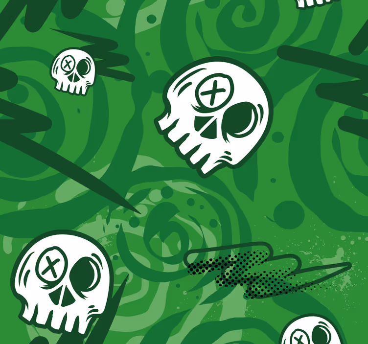 Redőnyök tizenéves graffitis koponyák - TenStickers
