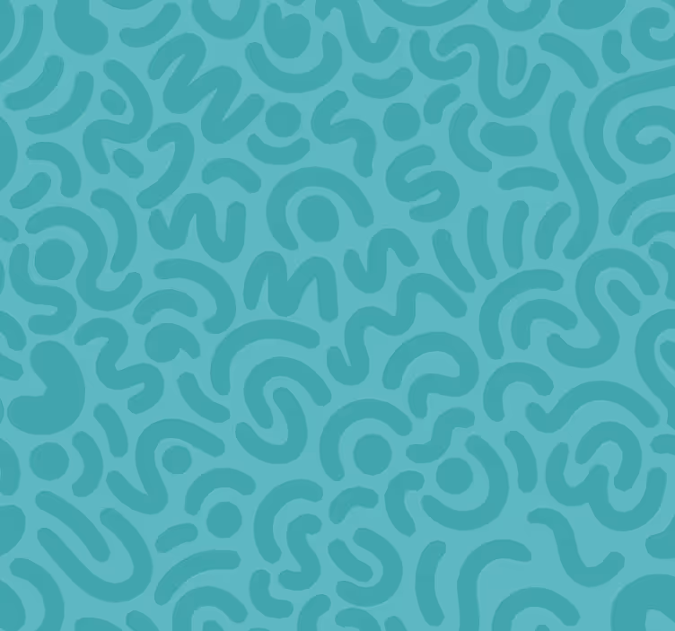 Redőnyök  türkiz absztrakt doodles - TenStickers