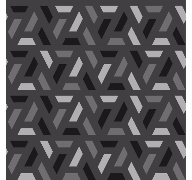Redőnyök nappali geometriai háromszögek fekete tónusok - TenStickers