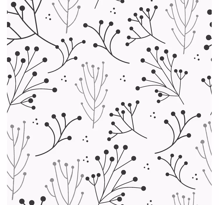 Redőnyök modern minimalista virágos - TenStickers