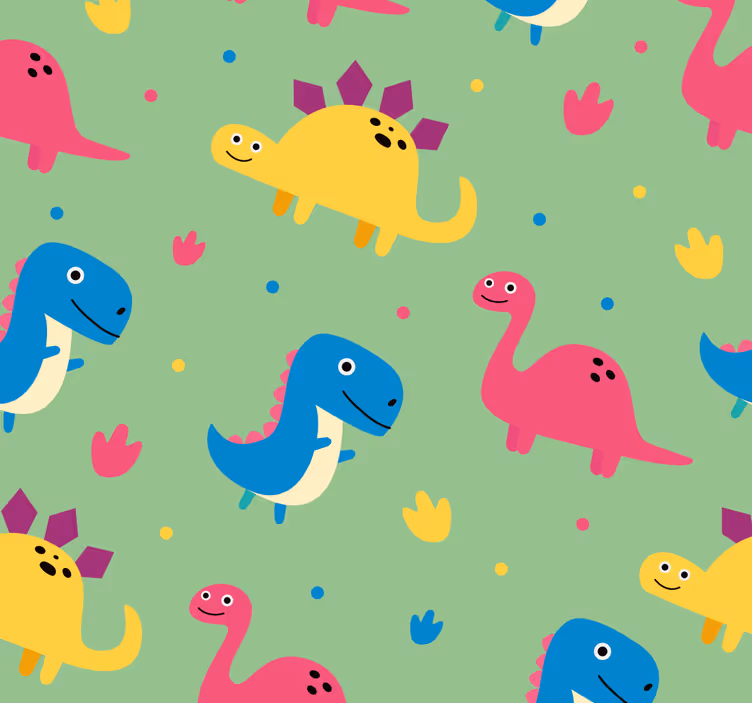 Színes stílus Redőnyök dinoszaurusz - TenStickers