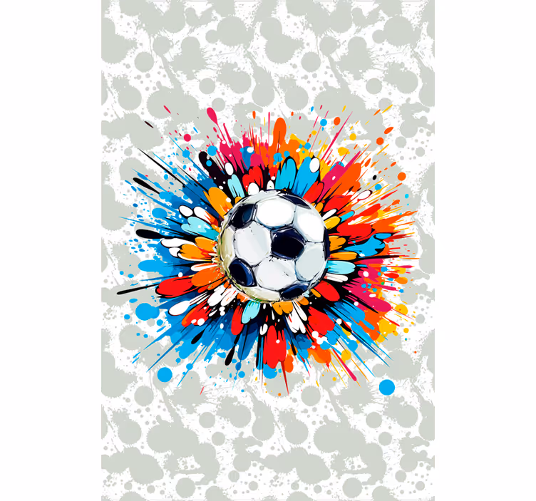 Robbanás Redőnyök Futball - TenStickers