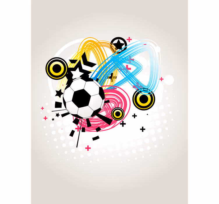 Szenvedély a mozgásban Redőnyök Futball - TenStickers