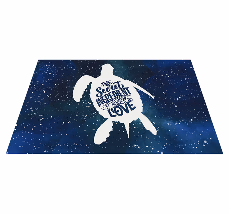 Teknős galaxis mintájú teknős helyszínekkel - TenStickers