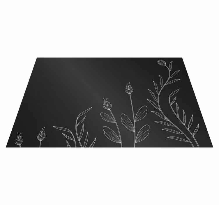 Háttér elegáns növények placemats - TenStickers