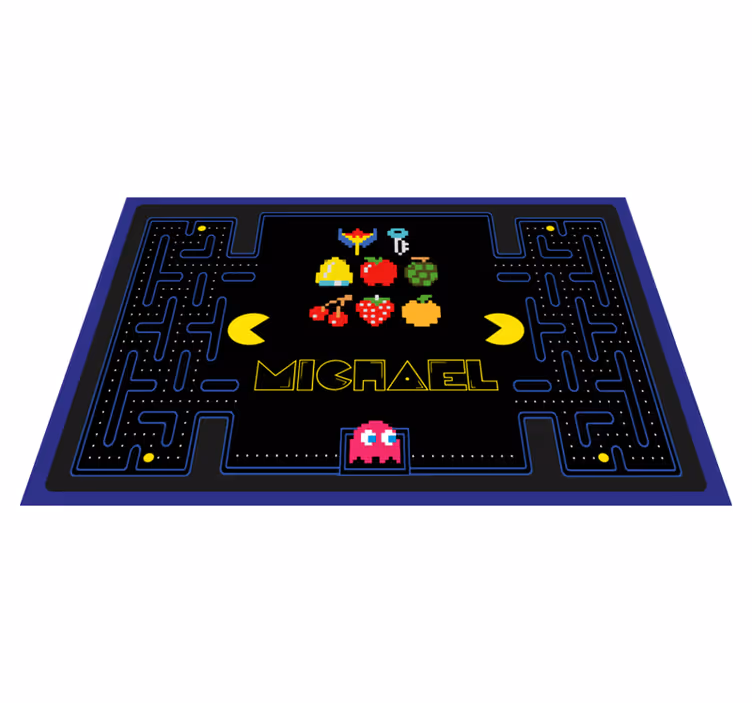 Pac man játék gyerek alátét - TenStickers